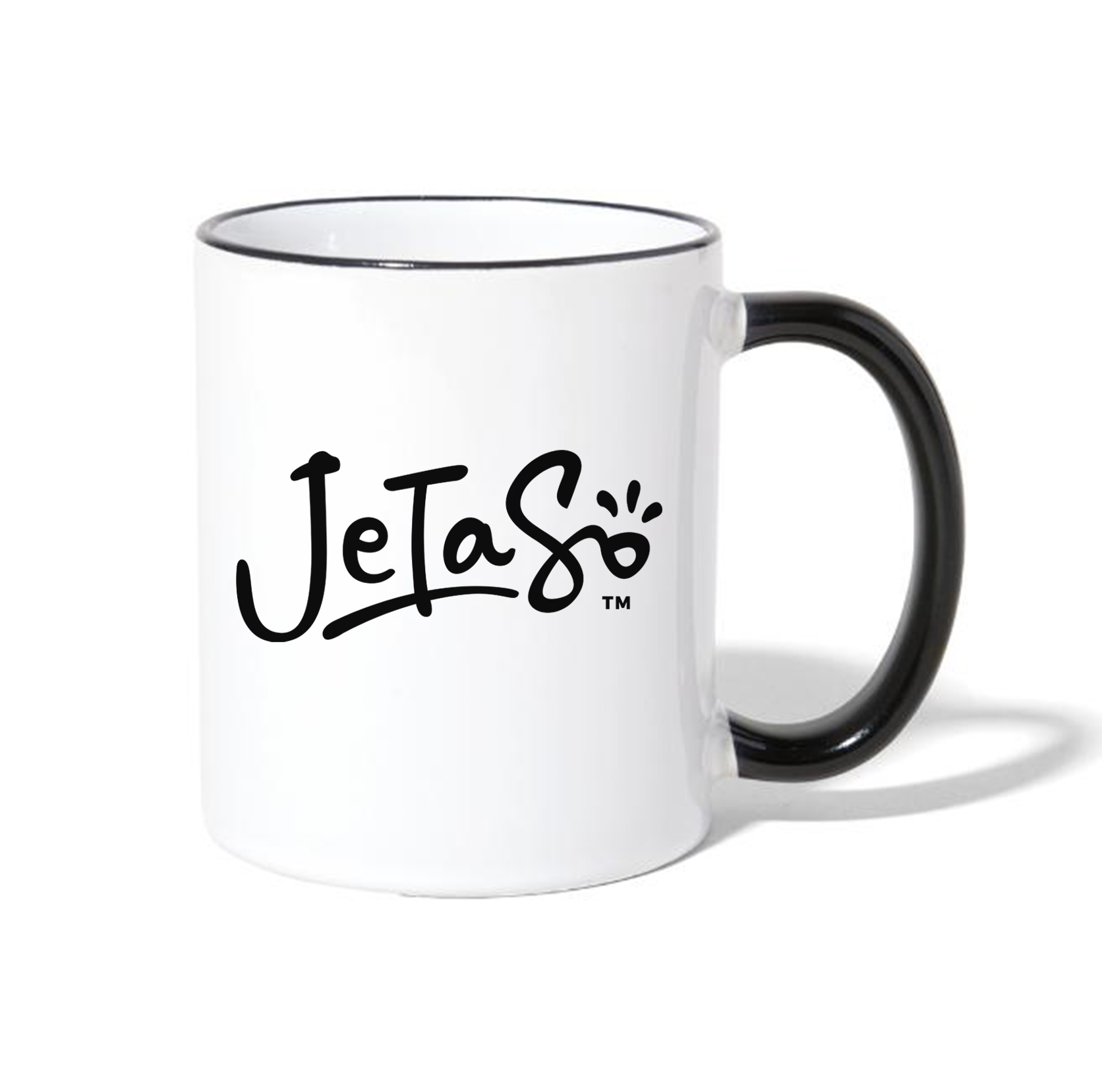 Tasse 11oz - Rand & Griff farbig