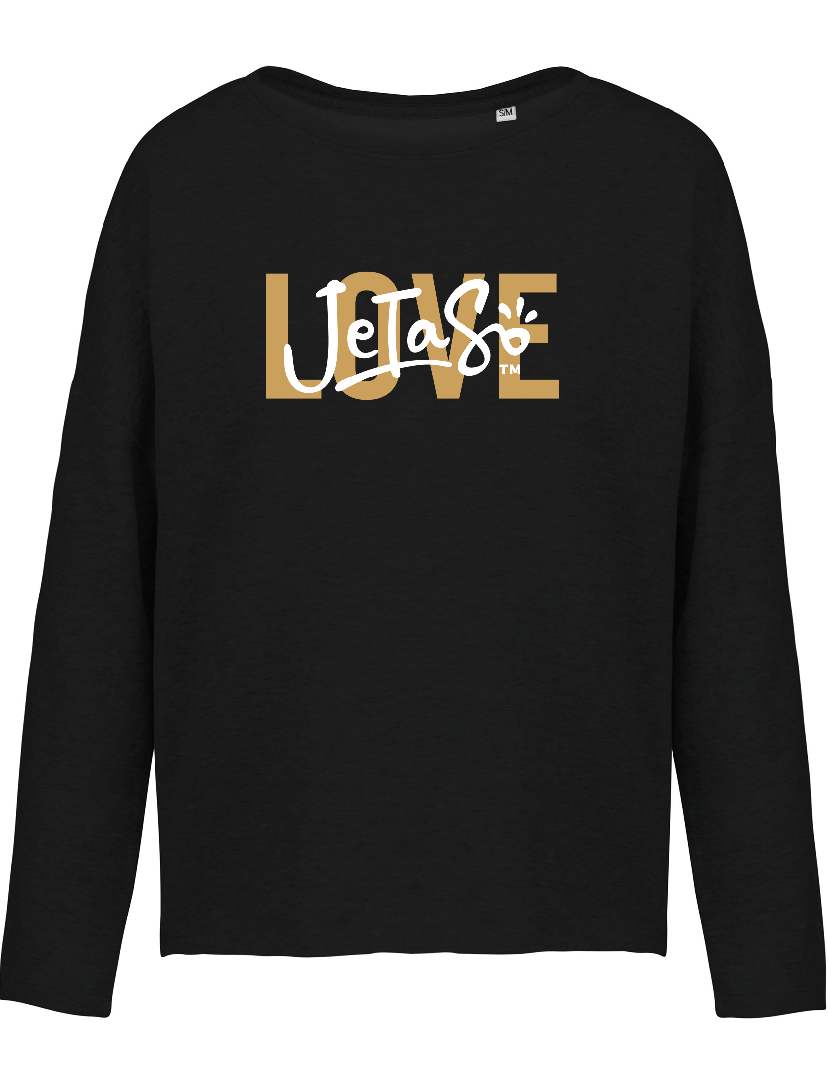 LOVE - Sweatshirt "Loose fit" | women | black