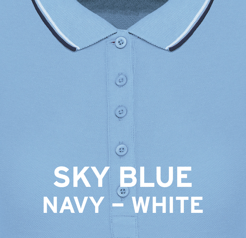 SKY BLUE (NAVY - WHITE) (K251)