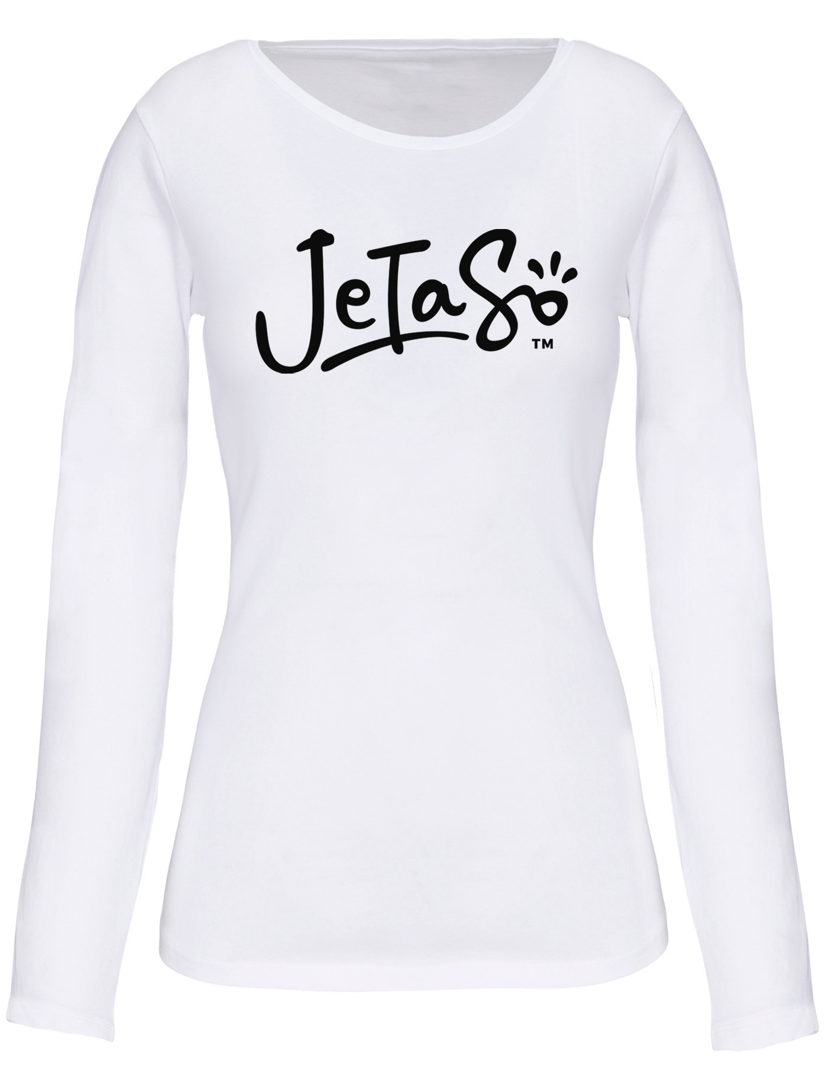 Round neck long-sleeved Ladies  t-shirt - loose fit
