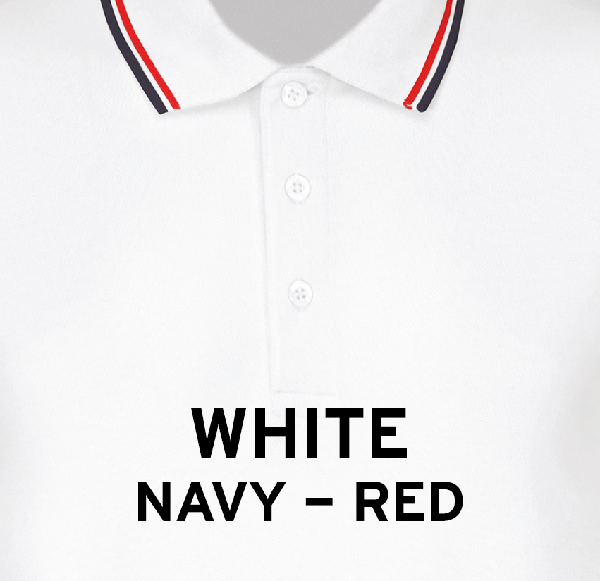 WHITE (NAVY - RED) (K250)